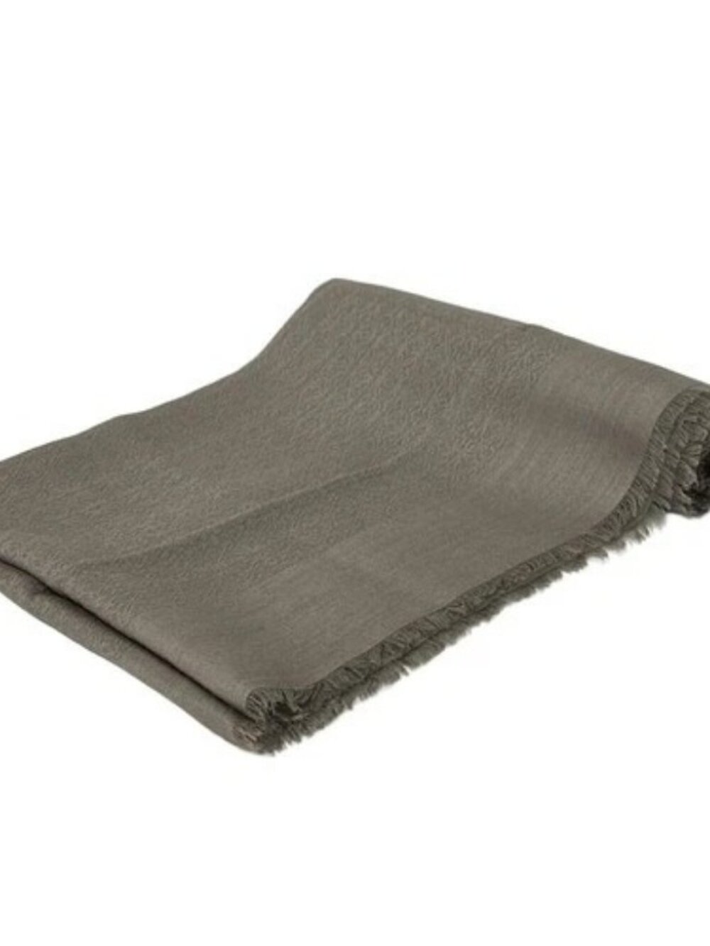 LOEWE - Gray Beige Wool Silk Cashmere Scarf